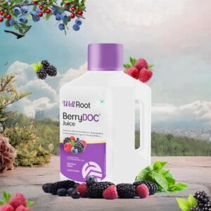 Asclepius Berrydoc antioxidant berry wellness juice bottle
